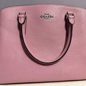 Coach Light Pink Leather Satchel